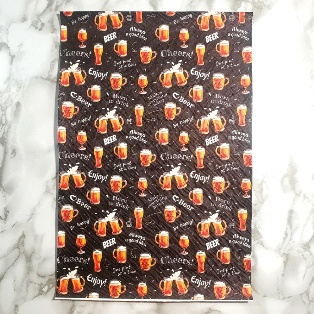 Litchi Faux Leather Sheets